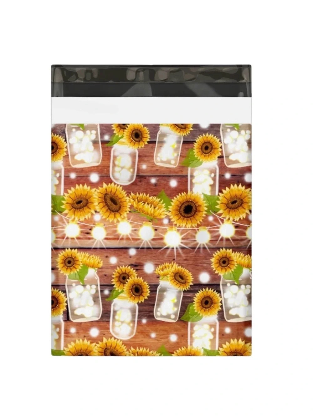 20PK 10 X 13 Sunflower Mason Jar Polymailers NIP BUY NOW PRICE
